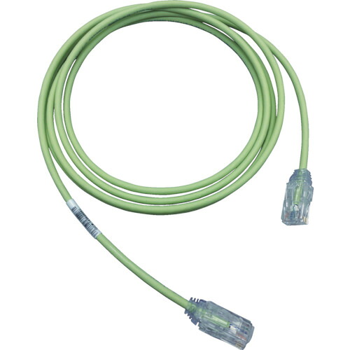 PANDUIT カテゴリ6細径パッチコード UTP28SP5MPG 5m パステルグリーン UTP28SP5MPG 10本まとめ売り 10本 【まとめ売り商品】