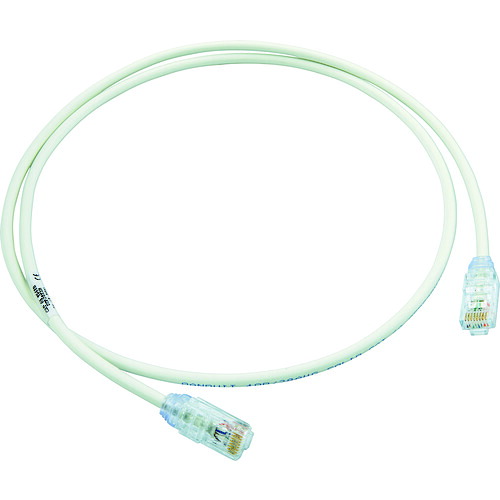 PANDUIT カテゴリ6A細径パッチコード UTP28X1M 1m オフホワイト UTP28X1M 10本まとめ売り 10本 【まとめ売り商品】 26,644円