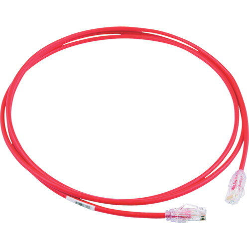 PANDUIT カテゴリ6A細径パッチコード UTP28X2MRD 2m 赤 UTP28X2MRD 10本まとめ売り 10本 【まとめ売り商品】