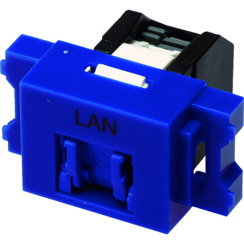 コーニング Cat5e VOL-5OCBZL-BLL RJ45モジュラージャック+JISプレート用アダプタセット 10Sまとめ売り 10S 【まとめ売り商品】
