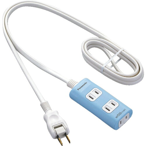 Panasonic ザ・タップQ WHA2433LP 3コ口 3m吊りひも付 青碧 10個まとめ売り 10個 【まとめ売り商いもの】