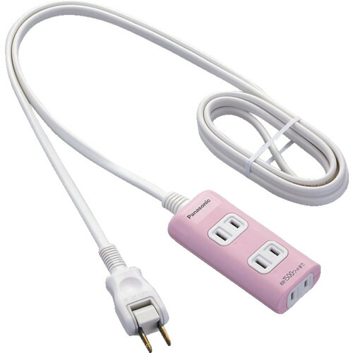 Panasonic ザ・タップQ WHA2433NP 3コ口 3m吊りひも付 さくら色 10個まとめ売り 10個 【まとめ売り商いもの】