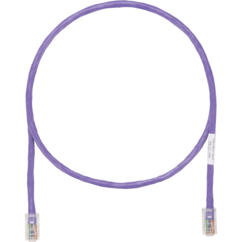 PANDUIT カテゴリ5EUTPパッチコード UTPCH1MVLY 1m 紫 10本まとめ売り 10本 【まとめ売り商品】