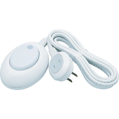 ELPA フットスイッチ WFS-200B-W 2M 10個まとめ売り 10個 【まとめ売り商品】