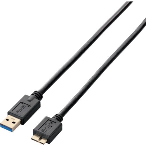 ELECOM USB3.0有線テレビ USB3-AMB10BK A－microB手合い 1.0m 黒いこと 40本まとめ売り 40本 【まとめ売り商いもの】