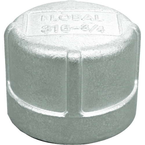 FLOBAL ねじ込み管継手 VC-S14-06 キャップ(ステンレス14A) 04116105 呼び径(A)20/呼び径(B)3/4 30個まとめ売り 30個 【まとめ売り商品】|設備プロ王国 店