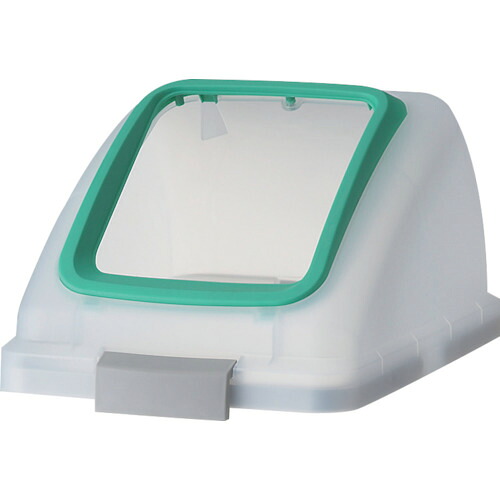 兀鷹 屋内用屑入れ YW-452L-OP1-G リサイクルトラッシュ SKL－50用 角穴蓋 緑 6個まとめ売り 6個 【まとめ売り商いもの】