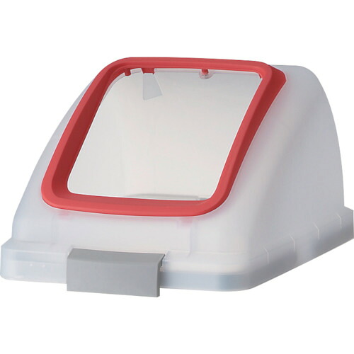 兀鷹 屋内用屑入れ YW-452L-OP1-R リサイクルトラッシュ SKL－50用 角穴蓋 赤 6個まとめ売り 6個 【まとめ売り商いもの】