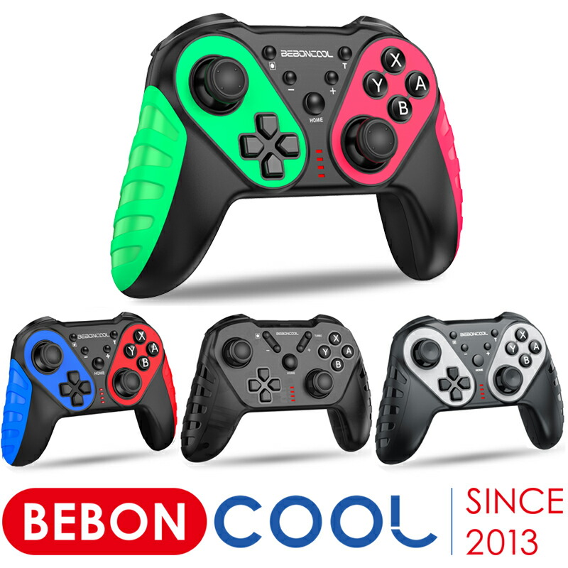 【楽天1位獲得】BEBONCOOL 任天堂対応 switch コントローラー ワイヤレス switch プロコン 無線 switch 有機el /  lite対応 プロコントローラー ニンテンドースイッチ コントローラー nintendo switch proコントローラー 振動 ジャロイセンサー  