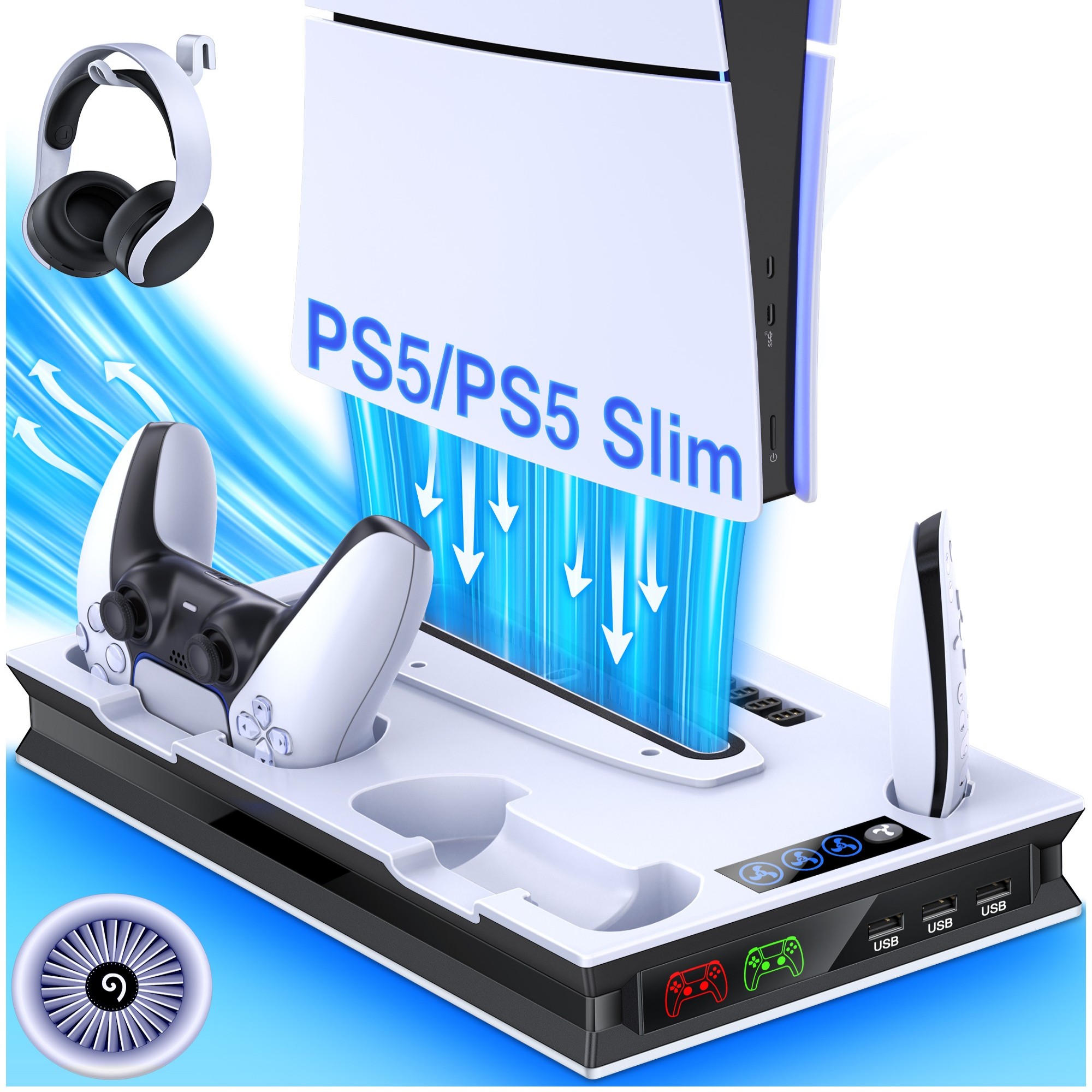 PlayStation 5 充電スタンドCFI-ZDS1J＋本体放熱ファン PlayStation 5 充電スタンドCFI-ZDS1J＋本体放熱ファン Amazon