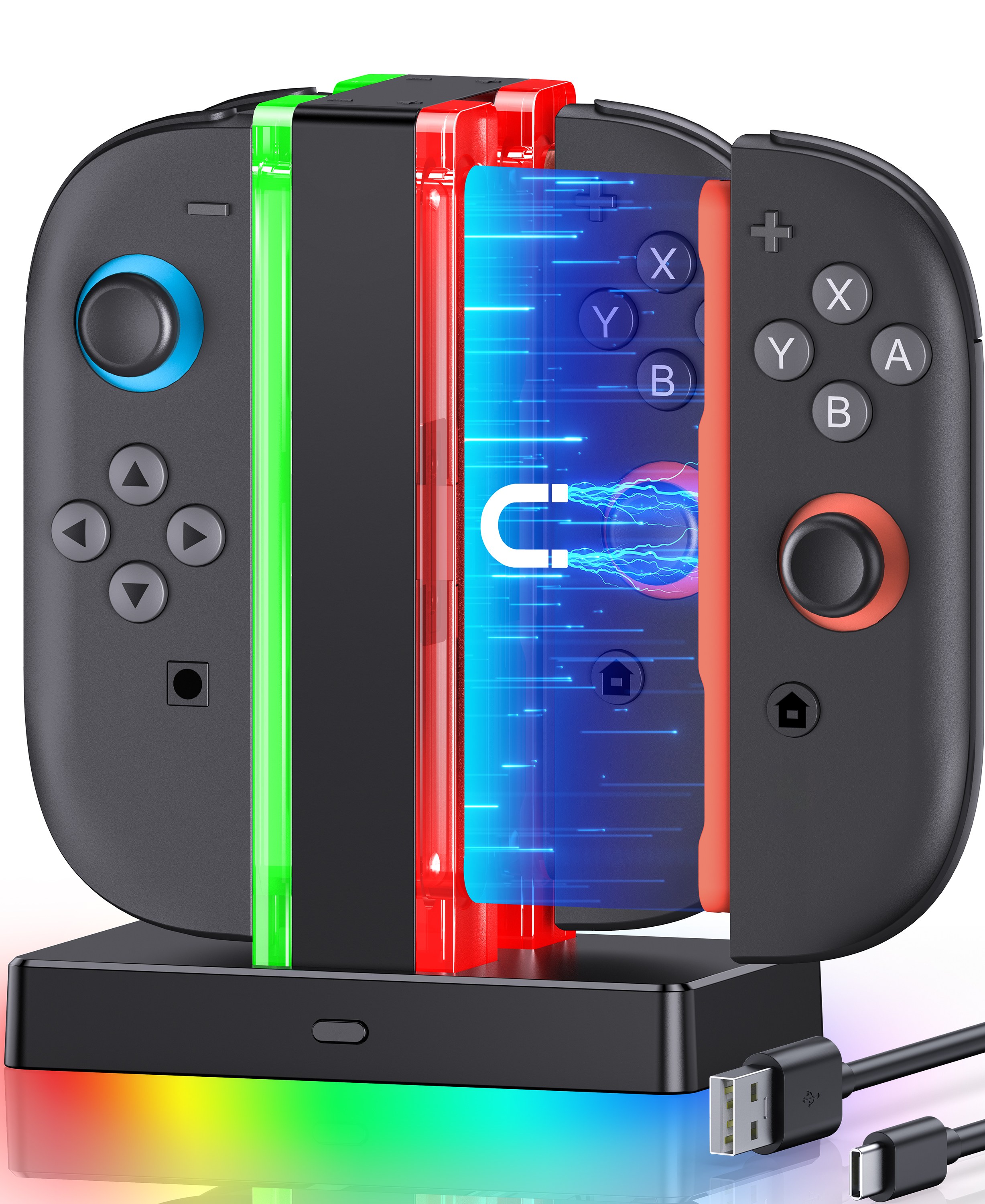 楽天市場】【P6倍返却中】BEBONCOOL Switch2 4in1充電ステーション