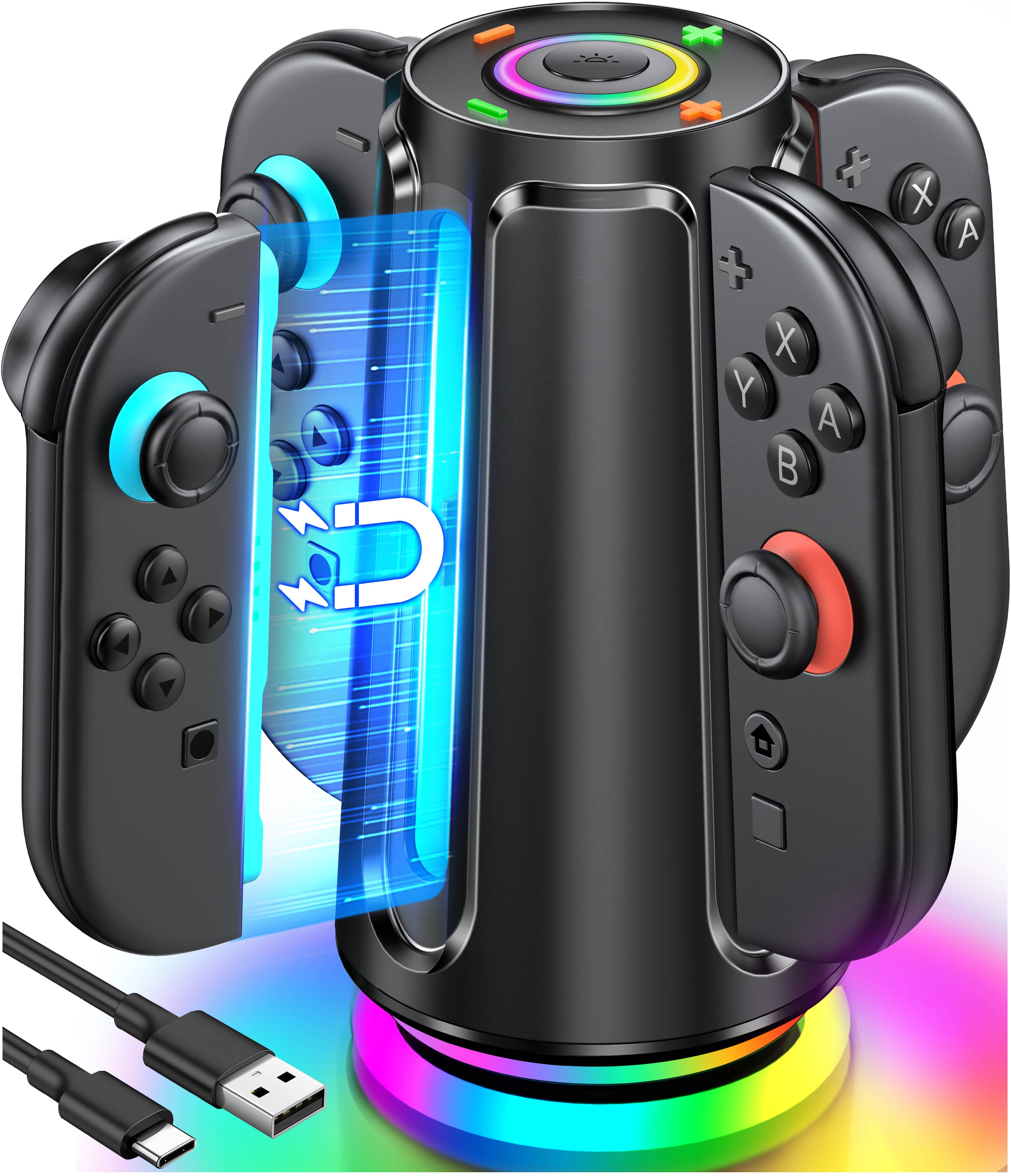 楽天市場】【250円クーポン】Switch2 アクセサリー 4in1充電