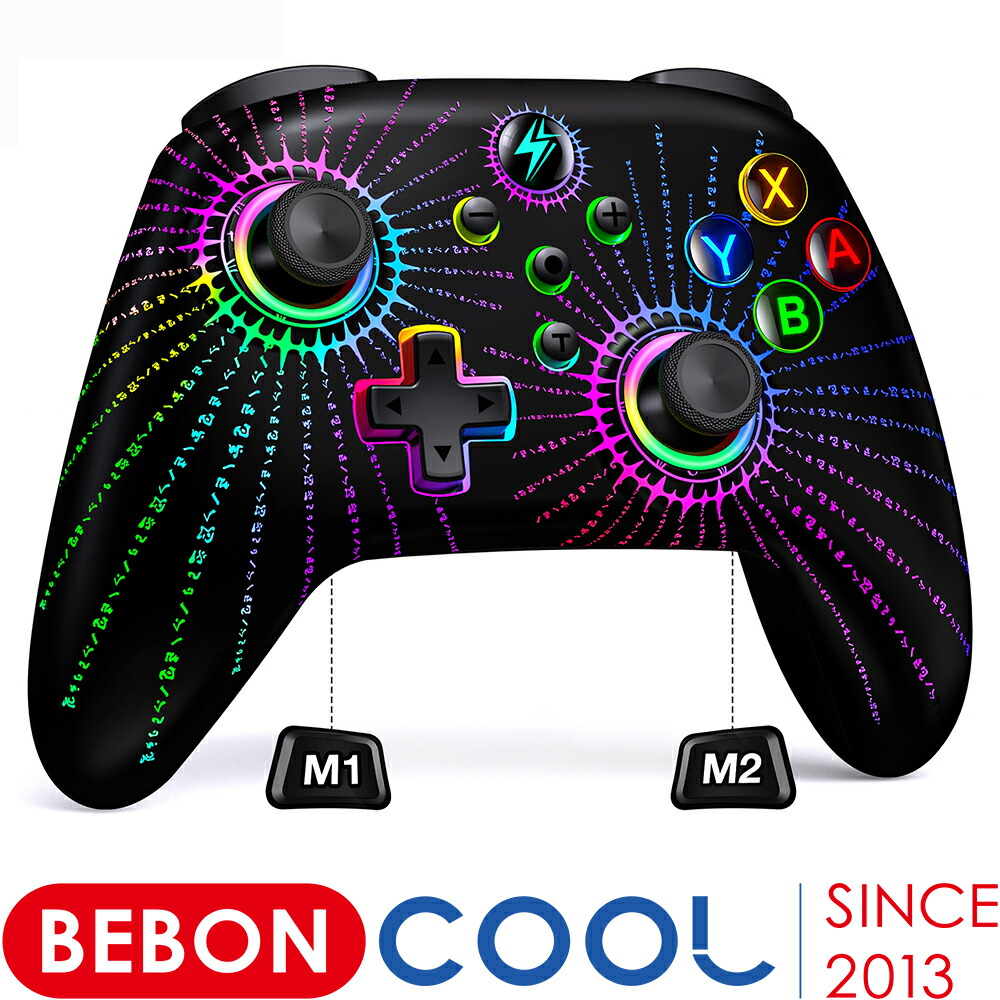 Nintendo Switch バーテリー強化版 コントローラー色注意 Amazon.co.jp: NYXI Switch コントローラー ワイヤレス 9色LED