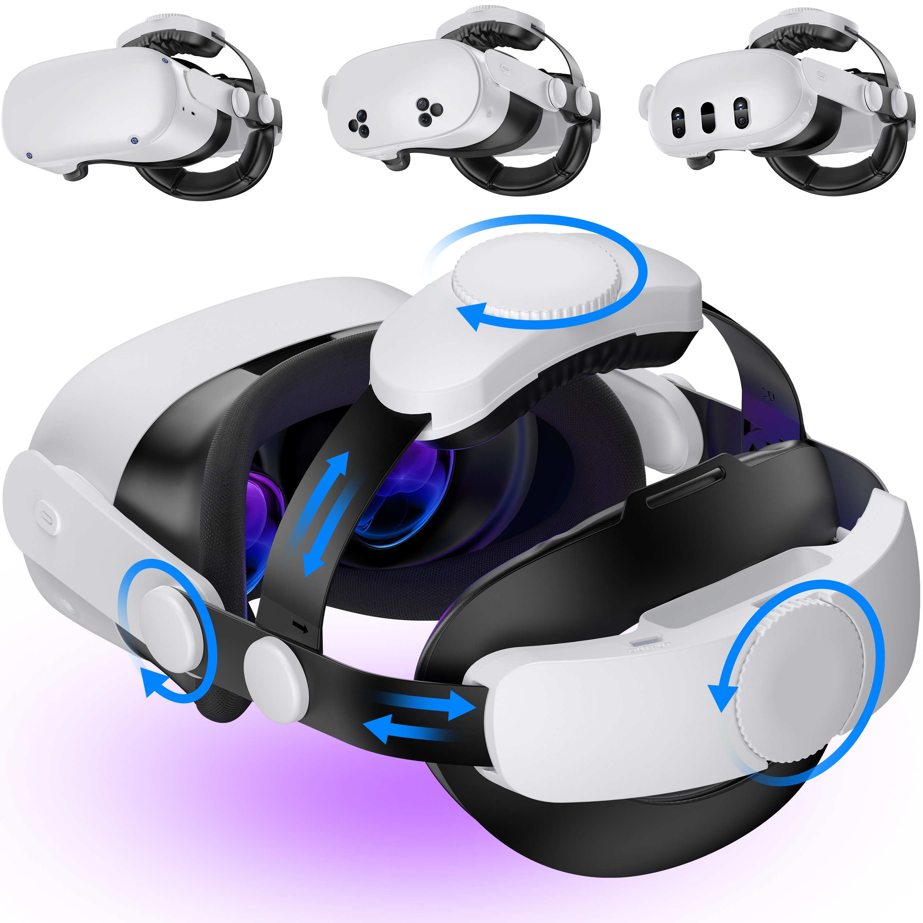 楽天市場】MaeckervrヘッドストラップMetaQuest3用Quest3S用ヘッド