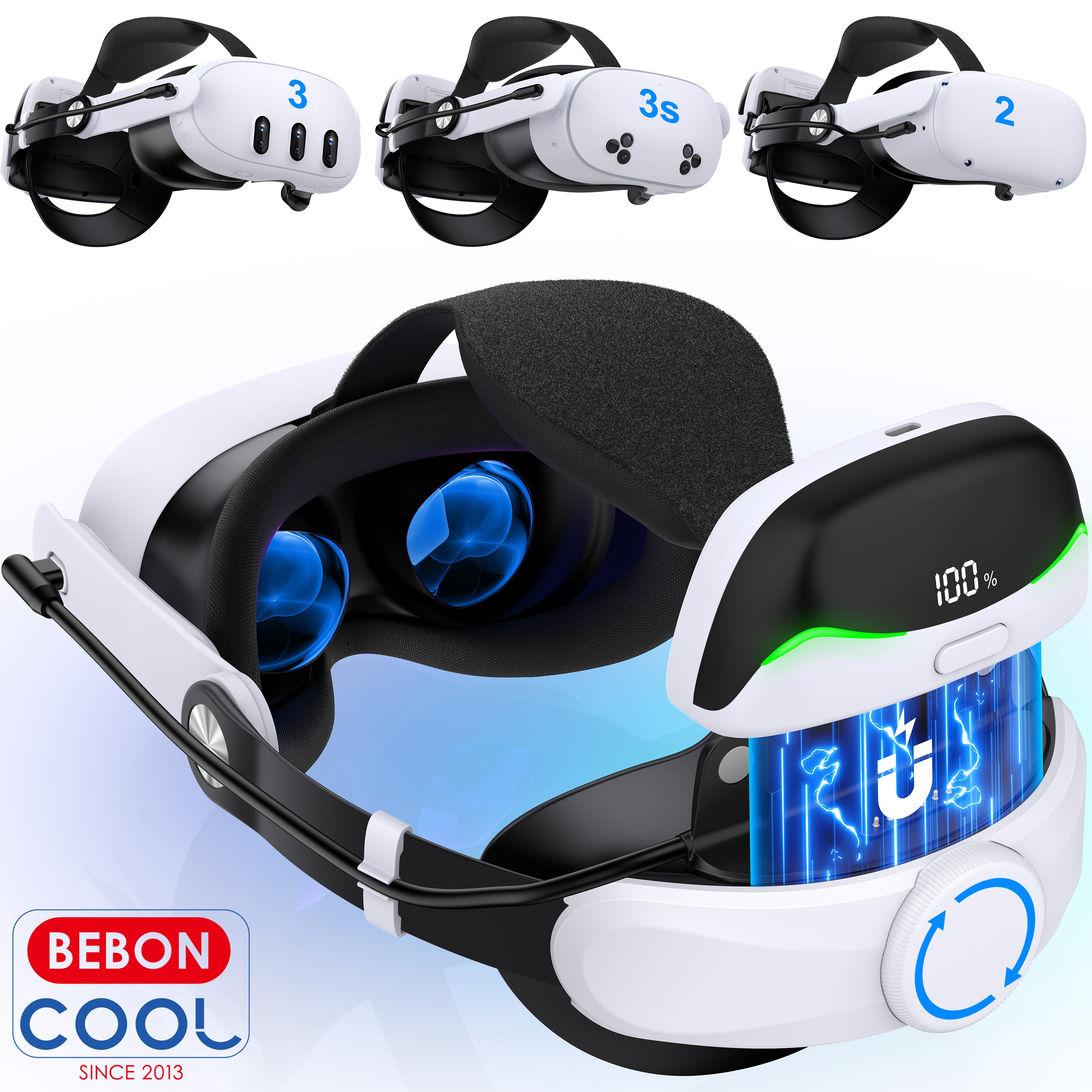 楽天市場】MaeckervrヘッドストラップMetaQuest3用Quest3S用ヘッド