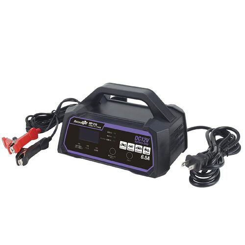 大自工業 MeltecMP-210全自動パルスバッテリー充電器 (バイク～普通自動車・小型農機) 12V専用 定格6.5A バッテリー診断機能付｜SPHKKショップ店