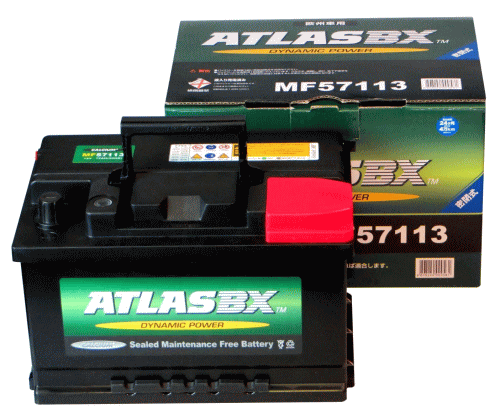 ATLASBX アトラスバッテリー 欧州車用バッテリー　DYNAMIC　POWER AT MF 571-13 主な互換品番：568-28/57113