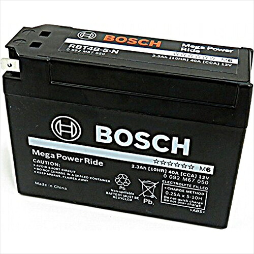 BOSCH バイク用バッテリー液入充電済み RBT4B-5-N 主な互換品番：RBT4B-5、YT4B-BS、GT4B-5、FT4B-5