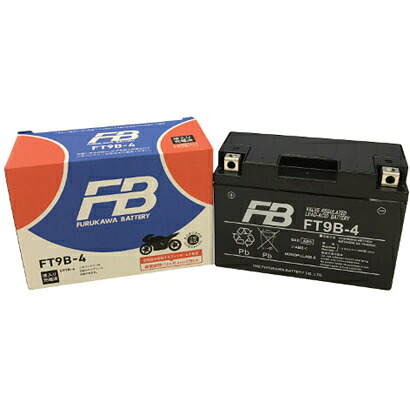 古河電池 FURUKAWA BATTERYバイク用バッテリー液入充電済みFT9B-4主な互換品番:GT9B-4・DT9B-4・RBT9B-4-N|SPHKKショップ店