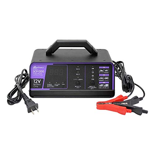 大自工業 meltec SCP-1200 全自動パルスバッテリー充電器 バッテリー診断機能付