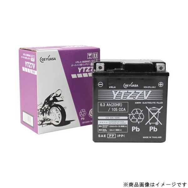 GS YUASA GSユアサバイク用バッテリー液入充電済みYTZ7V｜SPHKKショップ店