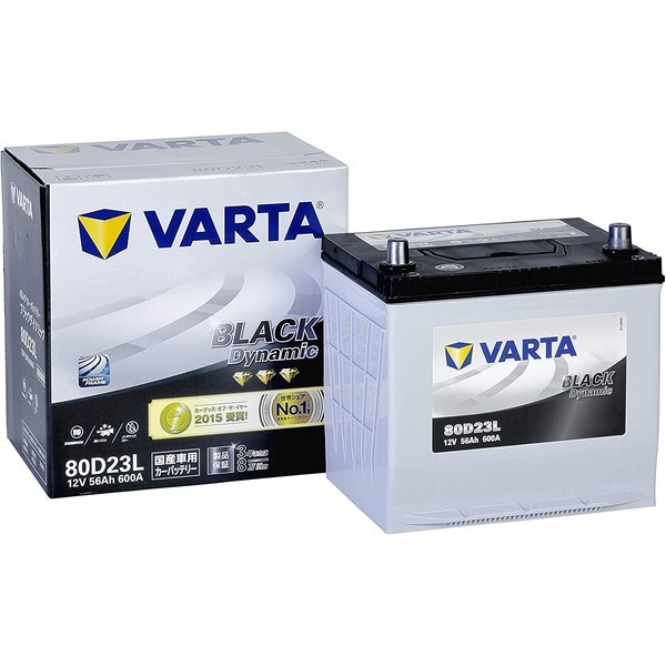 50％OFF】 ＶＡＲＴＡ バルタ80D23L-VARTAブラックダイナミック充電制御車対応カーバッテリー主