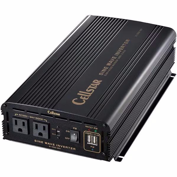 CellSTAR SI-1500-24 DC24V車用 正弦波インバーター DC24V車用 正弦波インバーター