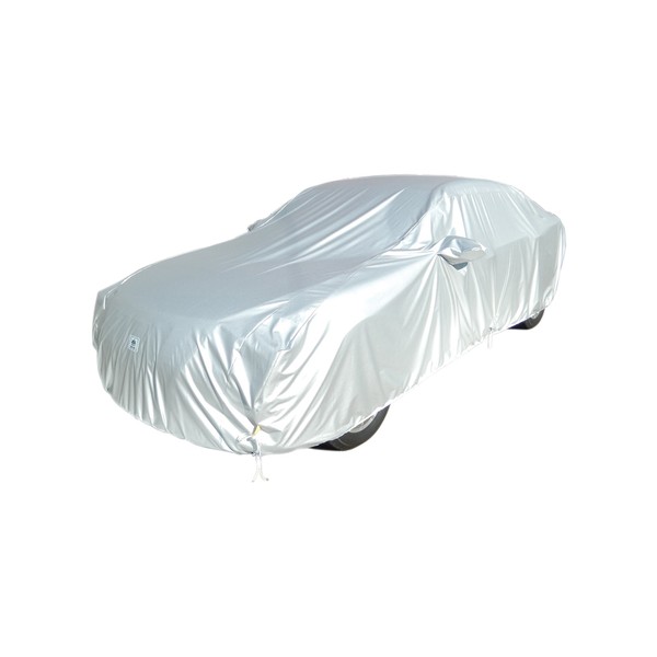 アラデン ARADEN A-UK16 防炎裏起毛ボディーカバー （適合車種：ヤリスクロス、ノート他 厚手・撥水・紫外線対策・塗装保護・イタズラ防止 シルバー）