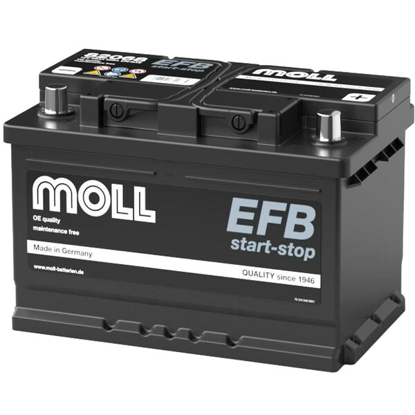 MOLL モル 82068 欧州車用バッテリー MOLL EFB start stop with EFB technology (ボックスサイズ：LB3）