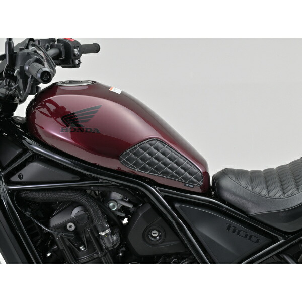 デイトナ DAYTONA 49169 レザーニーグリップパッド　Rebel1100/DCT/T（21～24）　ブラック