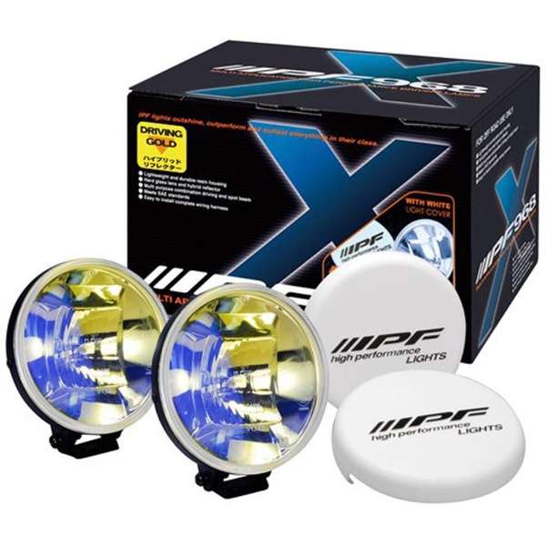 IPF rev3 ドライビングランプ ゴールドレンズ IPF REV3 ゴールドレンズ RE34（直送品） - アスクル