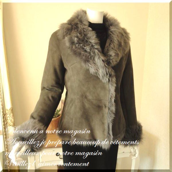 CLANE - &her and_her アンドハー mouton coat ムートンコートの+