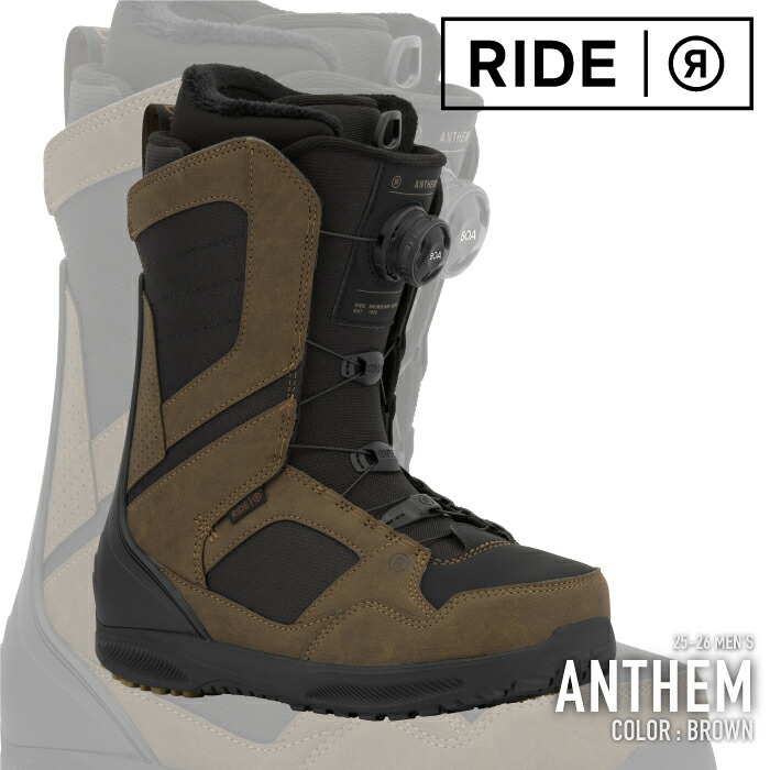 楽天市場】日本正規品 スノーボード ブーツ ライド RIDE ANTHEM Slate
