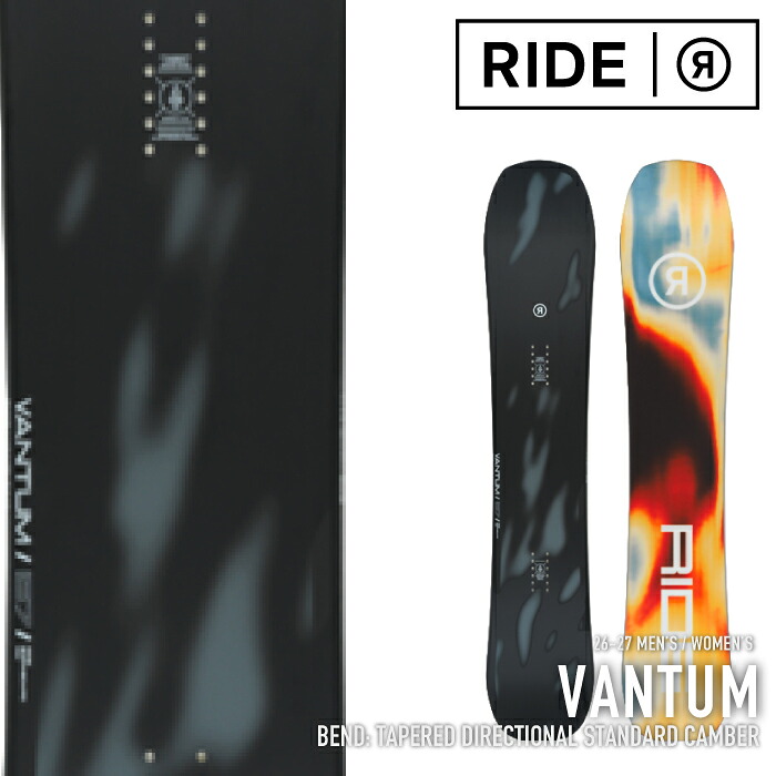 レビューでクーポン★[日本正規品] スノーボード 板 ライド RIDE VANTUM バンタム メンズ レディース 26-27｜SEVEN STARS