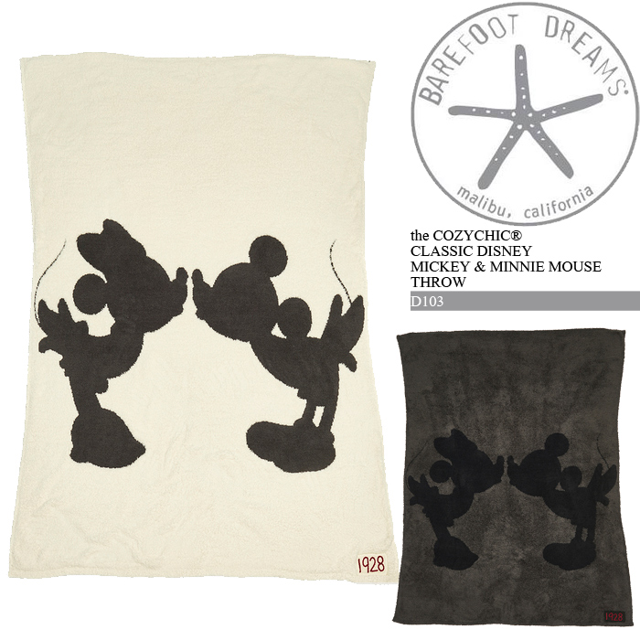 楽天カード分割 楽天市場 祝 開店 ベアフットドリームス ブランケット 毛布 Barefoot Dreams Classic Mickey Mouse Minnie Mouse Throw Blanket D103 009 00 ミッキーマウス ミニーマウス ディズニー ひざ掛け おくるみ マイクロファイバー 誕生日プレゼント Sale