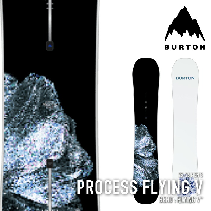 レビューでクーポン★[日本正規品] スノーボード 板 バートン BURTON PROCESS FLYING V プロセス フライングブイ メンズ 25-26 38,038円