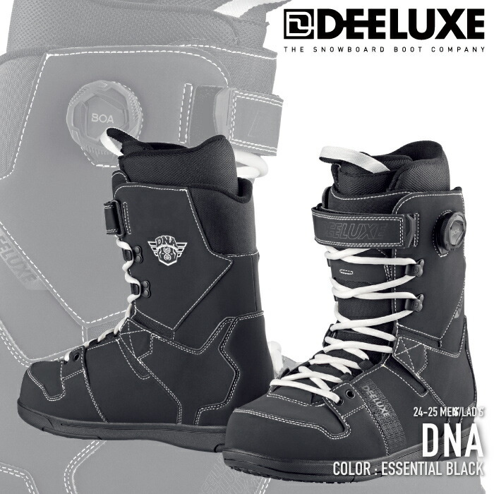 スノーボード DEELUXE 24-25 D.N.A. ESSENTIAL BLACK 24-25 DEELUXE D.N.A. ESSENTIAL BLACK | ODDBALL