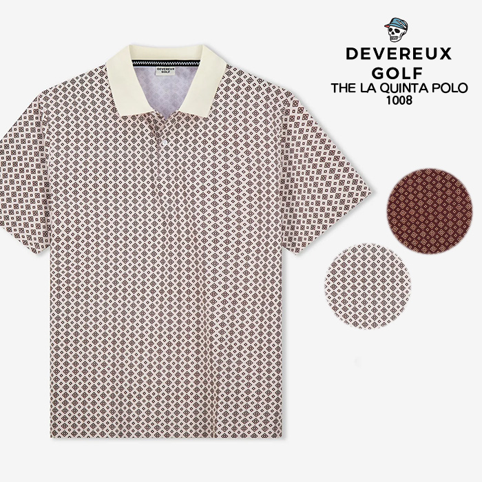 レビューでクーポン★デヴァローゴルフ ポロシャツ Devereux Golf THE LA QUINTA POLO 1008 ラキンタ ポロシャツ ゴルフ ゴルフウェア 半袖 メンズ 男性|SEVEN STARS