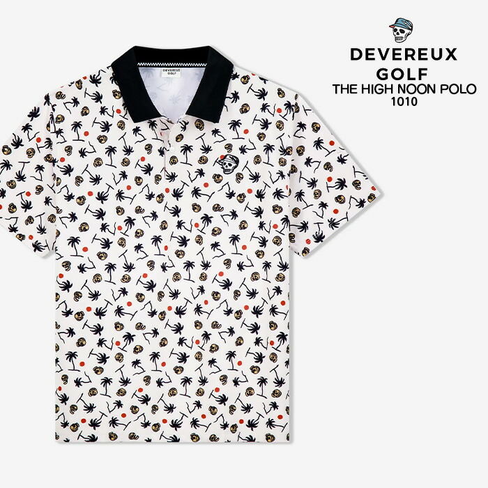 レビューでクーポン★デヴァローゴルフ ポロシャツ Devereux Golf THE HIGH NOON POLO 1010 ハイヌーン ポロシャツ ゴルフ ゴルフウェア 半袖 メンズ 男性
