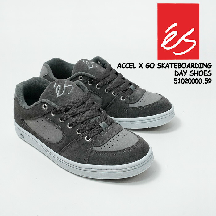 es Accel x Go Skateboarding Day （Grey） Es Skateboard Shoes Accel X Go Skateboarding Day Grey | eBay