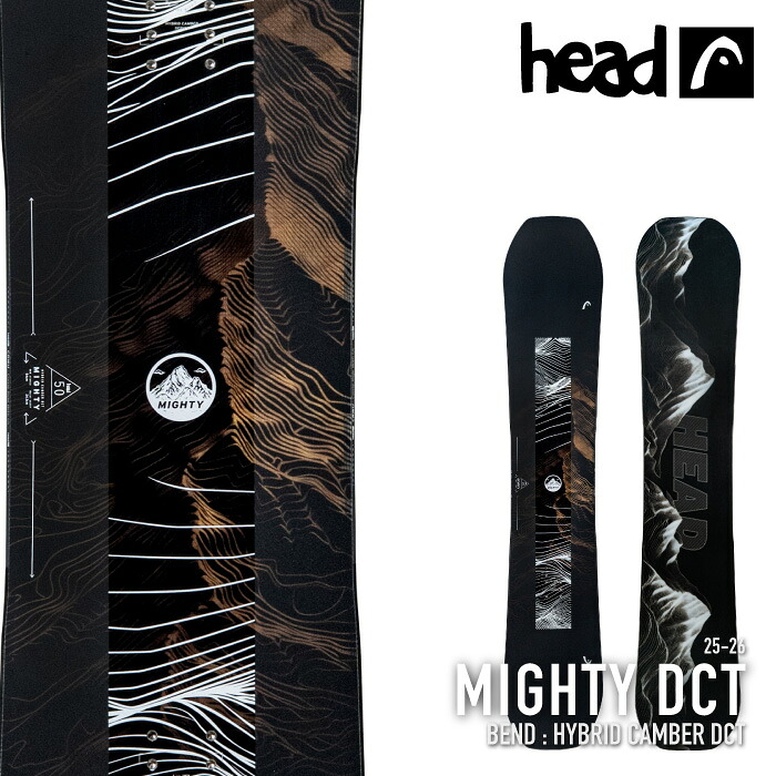 レビューでクーポン★[日本正規品] スノーボード 板 ヘッド HEAD MIGHTY DCT マイティ メンズ 25-26
