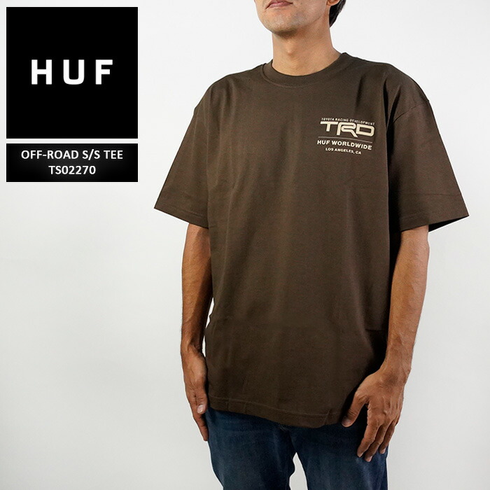 楽天市場】レビューでクーポン☆ハフ Tシャツ HUF × TRD OFF