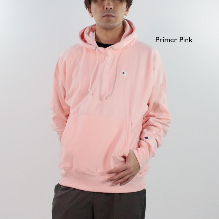 チャンピオン パーカー プルオーバー Pink LIFE REVERSE WEAVE ユニ