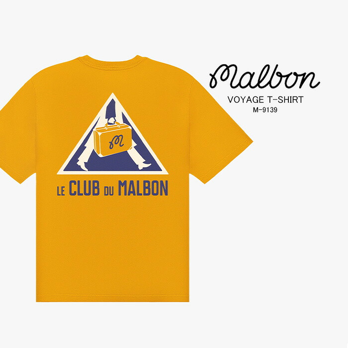 レビューでクーポン★マルボンゴルフウェア Tシャツ Malbon Golf VOYAGE T-SHIRT M-9139 ボヤージュTシャツ Gold ゴールド イエロー ゴルフ ゴルフウェア 半袖 メンズ 男性|SEVEN STARS