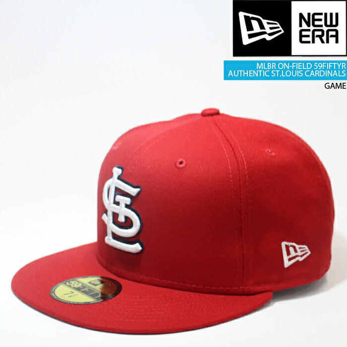 レビューでクーポン★ニューエラ 帽子 キャップ NEWERA ON-FIELD 59FIFTY St. Louis CARDINALS GAME オーセンティック セントルイス カージナルス MLB メジャーリーグ ベースボール