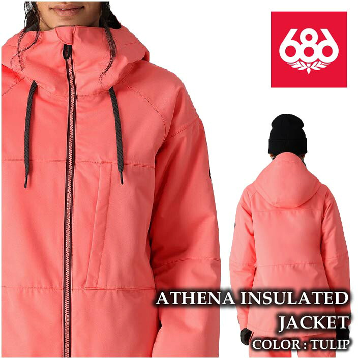 レビューでクーポン★[日本正規品] スノーボード ウェア ジャケット シックスエイトシックス 2025 686 ATHENA INSULATED JACKET Tulip レディース 24-25