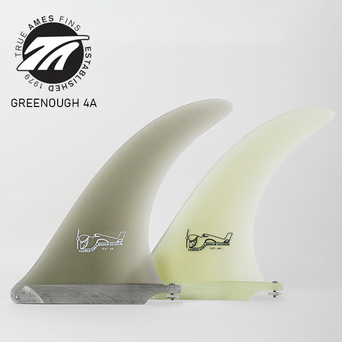 【未使用】TRUE AMES トゥルーアムス シングルフィン 7.5 グリノー TRUE AMES グリノーフィン Greenough 4A 7.5