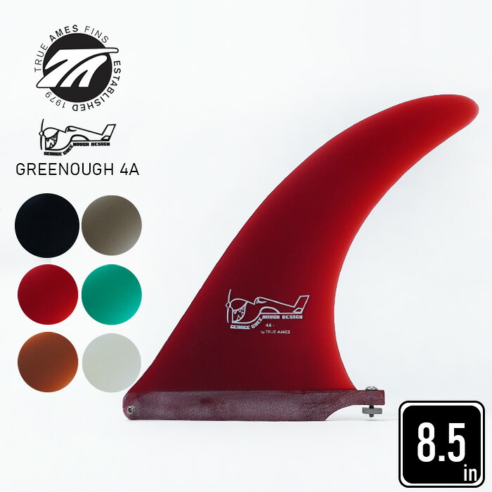 レビューでクーポン★サーフィン シングルフィン トゥルーアムス TRUE AMES GREENOUGH 4A グリノー 4A シングル 8.5インチ サーフ サーフボード フィン 1枚｜SEVEN STARS