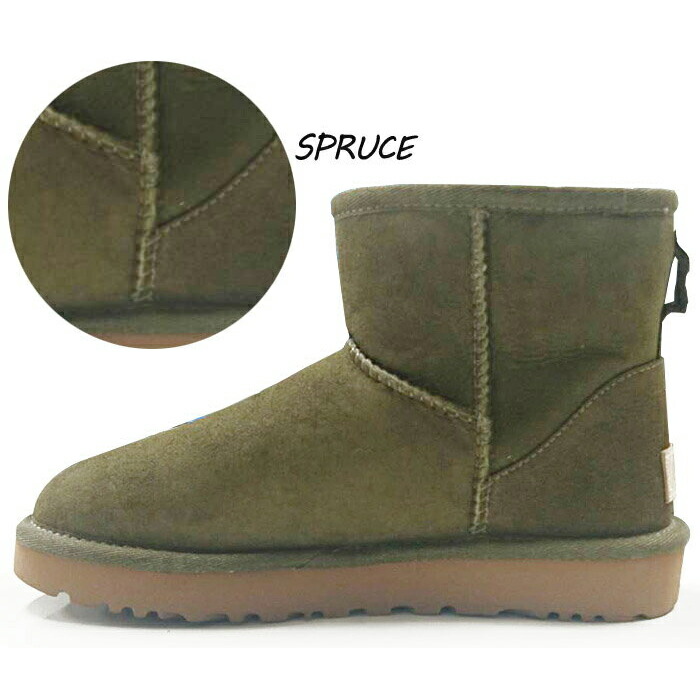 円高還元靴公式+セール/情報 新品未使用 UGG アグ ムートン ブーツ カーキ
