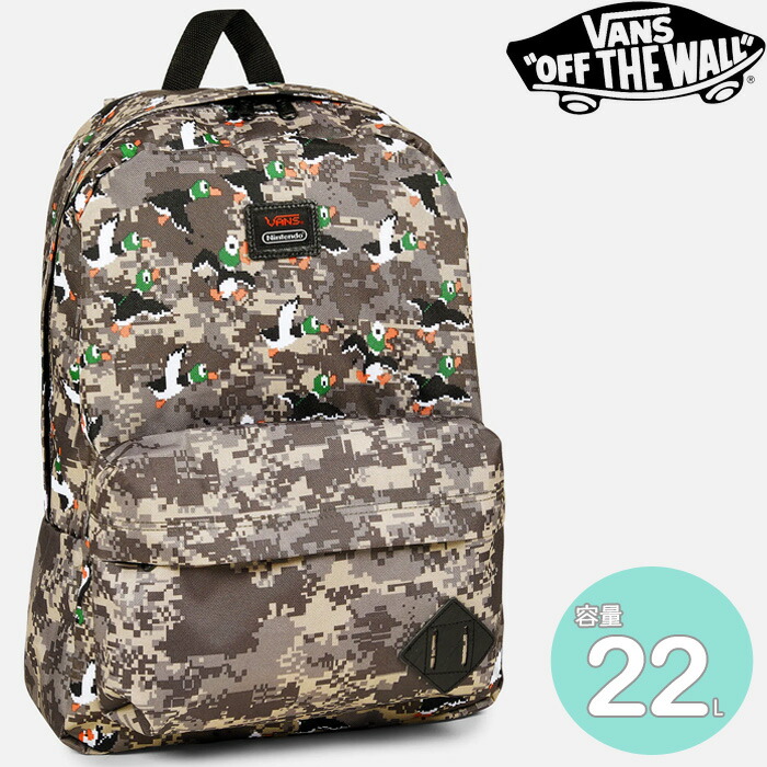 全ての 祝 開店 バンズ 任天堂 コラボ Vans X Nintendo Old Skool 2 Duck Hunt Backpack バックパック リュックサック デイパック ファミコン ゲーム ダックハント ファッション ストリート カジュアル 普段使い 通勤 通学 学生 高校生 大学生 プレゼント ギフト Zrc